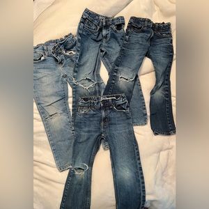 Distressed Boys Jeans Size 5 *Lot of 4*